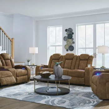 60703-15-18 2PC SETS Wolfridge Power Reclining Sofa + Loveseat