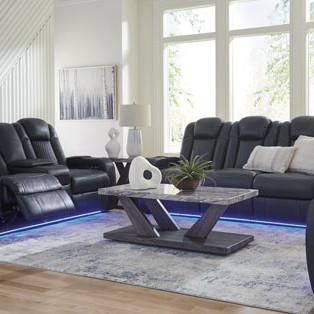 36603-15-18-13 3PC SETS Fyne-Dyme Power Reclining Sofa + Loveseat + Recliner