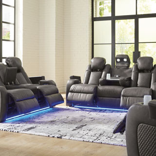 36602-15-18-13 3PC SETS Fyne-Dyme Power Reclining Sofa + Loveseat + Recliner