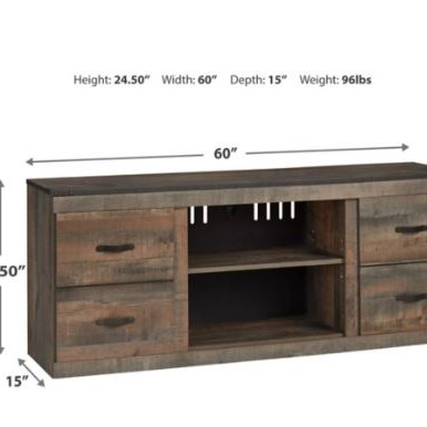EW0446-268 Trinell 60" TV Stand