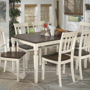 D583-25-02(6) 7PC SETS Whitesburg Dining Table + 6 Chairs