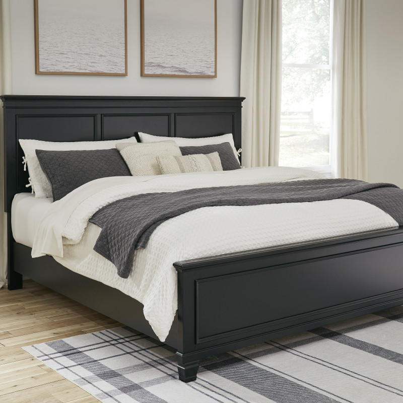 B687-58-56-97 Lanolee King Panel Bed