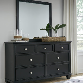 B687-31-36 Lanolee Dresser + Mirror