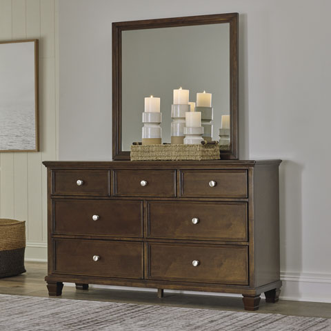 B685-31-36 Danabrin Dresser + Mirror