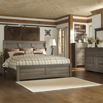 B251-58-56-94-31-36-92 4PC SETS Juararo California King Panel Bed