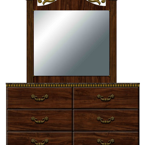 B1055-36 Glosmount Bedroom Mirror