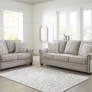37307-35-38 2PC SETS Gaelon Sofa + Loveseat