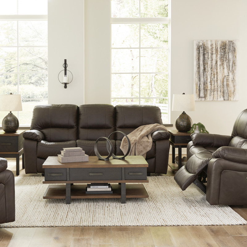 U43808-87-74-98 3PC SETS Leesworth Power Reclining Sofa + Recliner