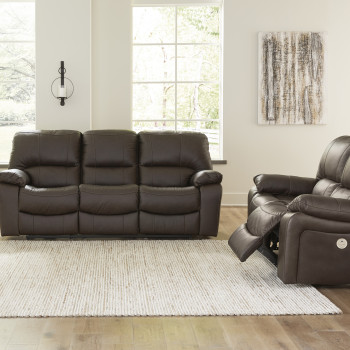 U43808-87-74 2PC SETS Leesworth Power Reclining Sofa + 