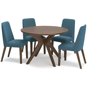 D615-15-03(4) 5PC SETS Lyncott Dining Table + 4 Chairs