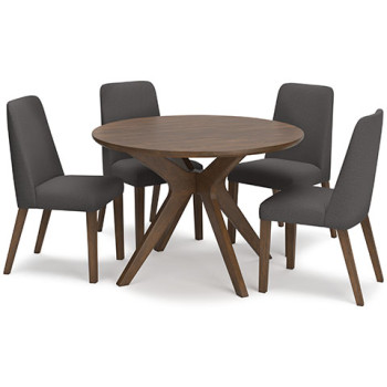 D615-15-02(4) 5PC SETS Lyncott Dining Table + 4 Chairs