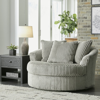 2110521 Lindyn Oversized Swivel Accent Chair