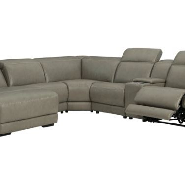 U94202-46-46A-57-62-77-79 Correze 6-Piece Power Reclining Sectional with Chaise