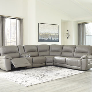 U71605-58-57-31-77-46-62 Dunleith 6-Piece Power Reclining Sectional