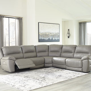 U71605-58-31-77-46-62 Dunleith 5-Piece Power Reclining Sectional