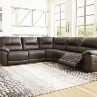 U71604-58-31-77-46-62 Dunleith 5-Piece Power Reclining Sectional
