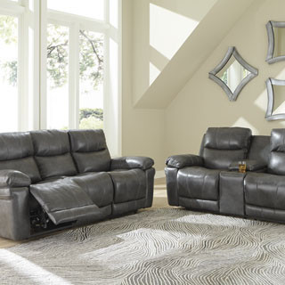 U64806-15-18 2PC SETS Edmar Power Reclining Sofa + Loveseat