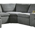 60508-16-46-77-31-57-62 Hartsdale 6-Piece Left Arm Facing Reclining Sectional with Console and Chaise