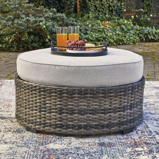P459-814 Harbor Court Ottoman with Cushion