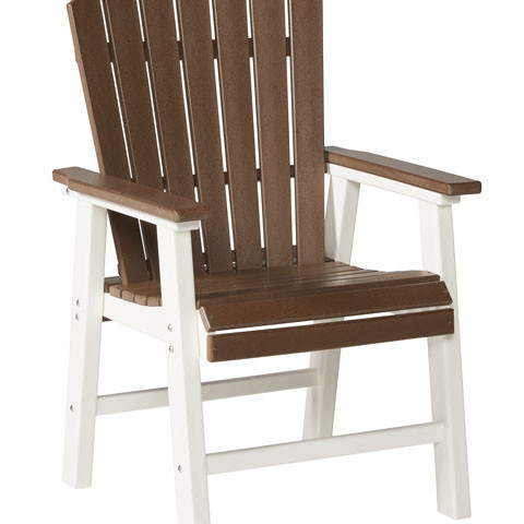 P212-601A Genesis Bay Outdoor Dining Arm Chair (Set of 2)