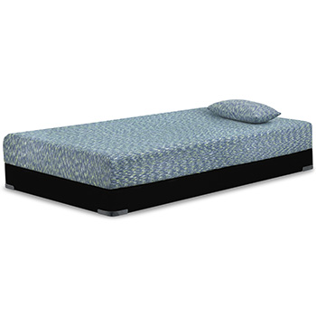 M65811 iKidz Blue Twin Mattress and Pillow