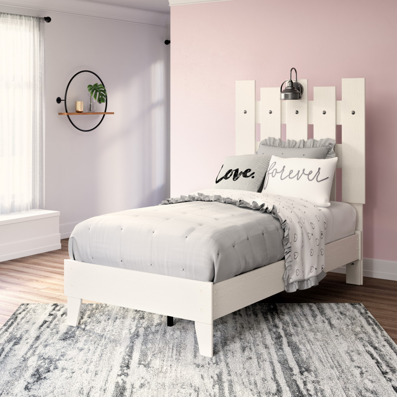 EB1428-111-155 Vaibryn Twin Panel Platform Bed