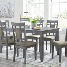 D368-425 Jayemyer Dining Table and Chairs (Set of 7)