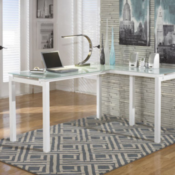 H410-24 Baraga Home Office L-Desk