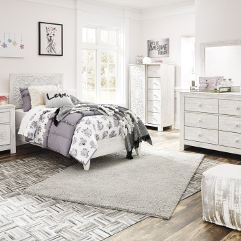 B181-21-26-53-52-92 4PC SETS Paxberry Twin Panel Bed