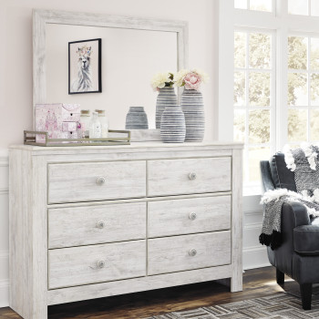 B181-21-26 Paxberry Dresser + Mirror