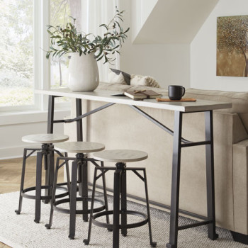 D336-52-024(3) 4PC SETS Karisslyn Long Counter Table