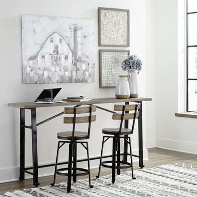 D334-52-124(2) 3PC SETS Lesterton Long Counter Table