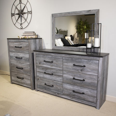 B1290-31-36 Bronyan Dresser + Mirror