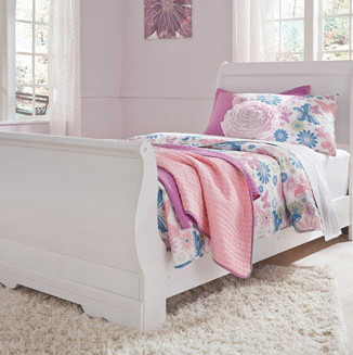 B129-63-82-62 Anarasia Twin Sleigh Bed