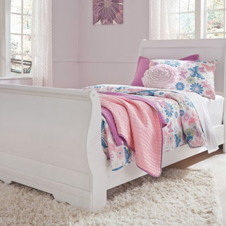 B129-63-82-62 Anarasia Twin Sleigh Bed