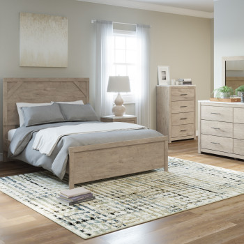 B1191 5PC SETS Senniberg Queen Panel Bed