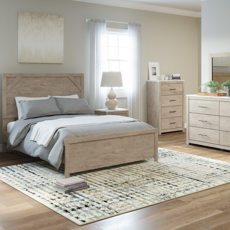 B1191 5PC SETS Senniberg Queen Panel Bed