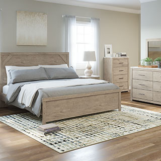 B1191 5PC SETS Senniberg King Panel Bed