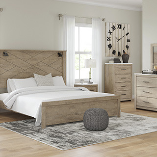 B1191 5PC SETS Senniberg E.King Panel Bed