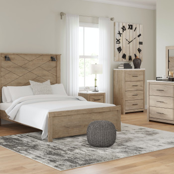 B1191 5PC SETS Senniberg Queen Panel Bed