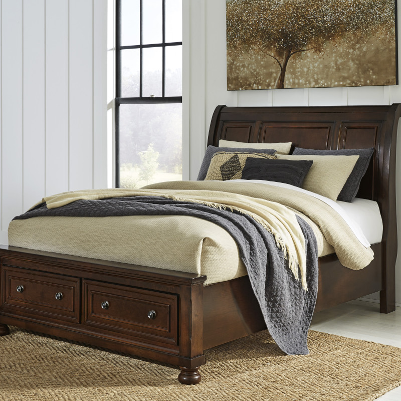 B697-77-74-98 Porter Queen Sleigh Bed