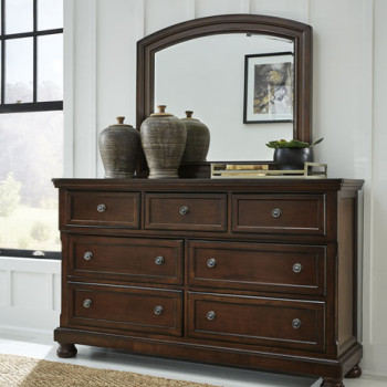 B697-31-36 Porter Dresser + Mirror