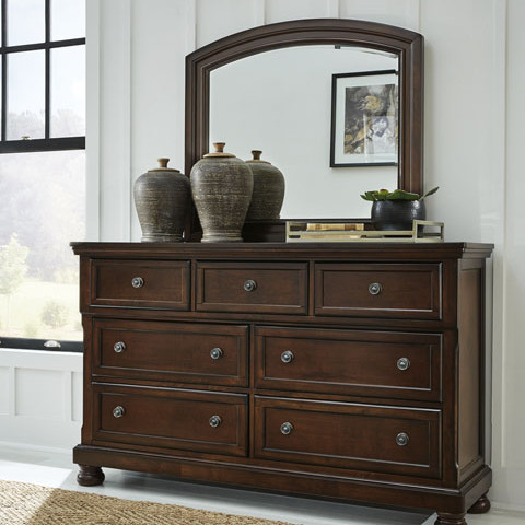 B697-31-36 Porter Dresser + Mirror