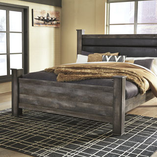 B440-68-66-62-99 Wynnlow King Upholstered Poster Bed