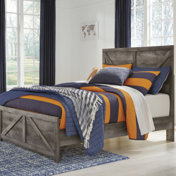 B440-55-86 Wynnlow Full Crossbuck Panel Bed
