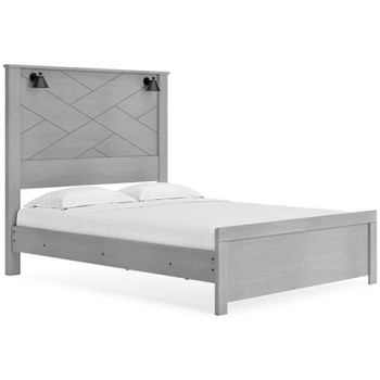 B1192-54-57-98 Cottonburg Queen Panel Bed