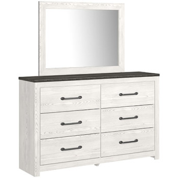B1190-31-36 Gerridan Dresser + Mirror