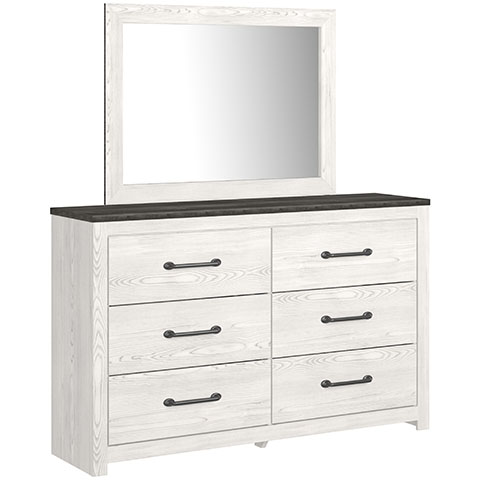 B1190-31-36 Gerridan Dresser + Mirror