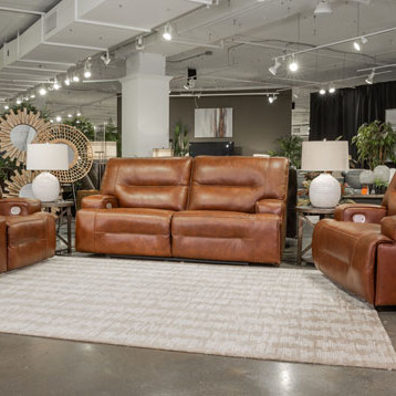 U25705-18-47-82 3PC SETS Francesca Power Reclining Sofa + Loveseat + Recliner