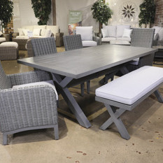 P518-600 Elite Park Outdoor Bench with Cushion